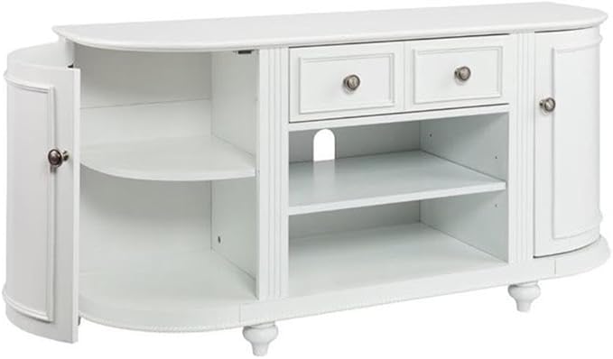 SEI Furniture Dandridge TV/Media Stand - White