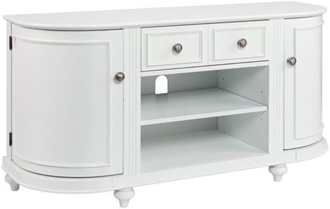SEI Furniture Dandridge TV/Media Stand - White