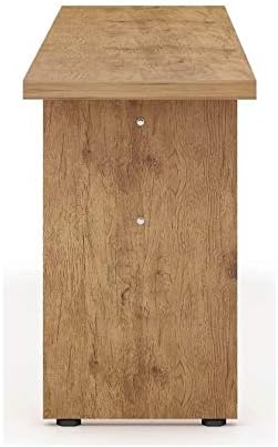 Manhattan Comfort Nomad 67" Dining Bench Seat for Indoor and Outdoor Use, Kitchen, Breakfast Nook, 2 Person Seating, Modern Rustic and Farmhouse Chic Design with Wood Grain Finish, Nature