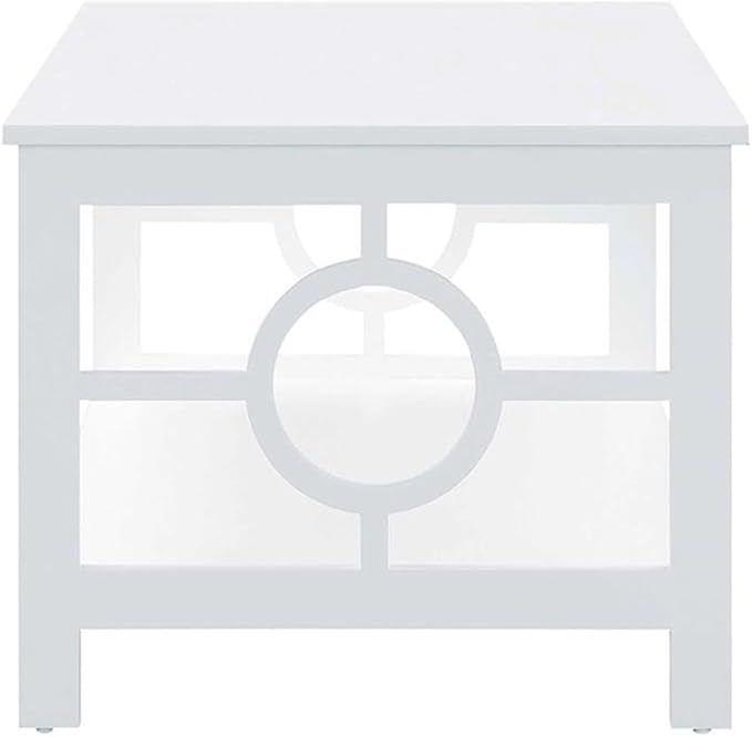 Convenience Concepts Ring Coffee Table, White