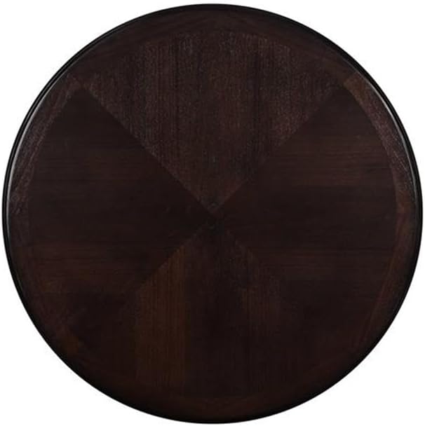 New Classic Furniture Gia 5-Piece Round Dining Set with 1 Dining Table and 4 Chairs, 47-Inch, Ebony