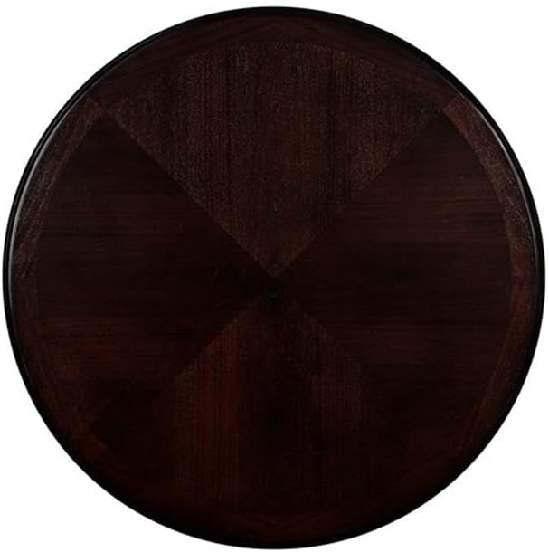 New Classic Furniture Gia 5-Piece Round Counter Height Set with 1 Dining Table and 4 Chairs, 42", Ebony