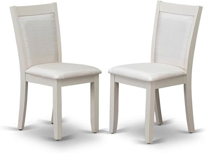 East West Furniture X097MZ001-6 6 Piece Kitchen Table Set Contains a Rectangle Dining Table with X-Legs and 4 Cream Linen Fabric Upholstered Chairs with a Bench, 40x72 Inch, Multi-Color