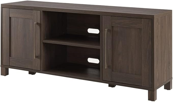 Henn&Hart Rectangular TV Stand for TV's up to 65" in Alder Brown, TV Stands for the Living Room