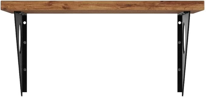 Industrial Rustic Wall-Mounted Table, Dining Table Desk, Pine Wood Wall-Mounted Bar Tables (24”X 14“)