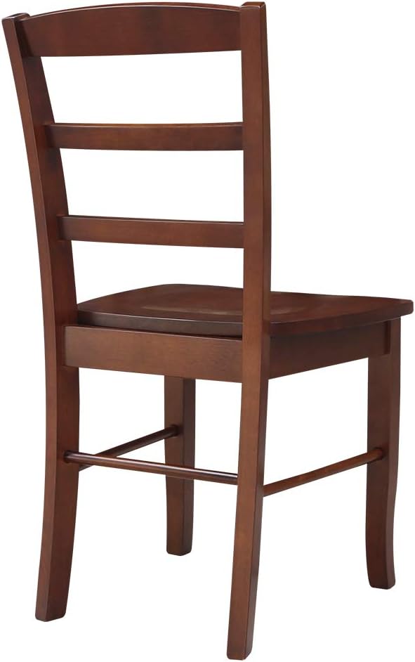 International Concepts Madrid Ladder Back Chair, Espresso
