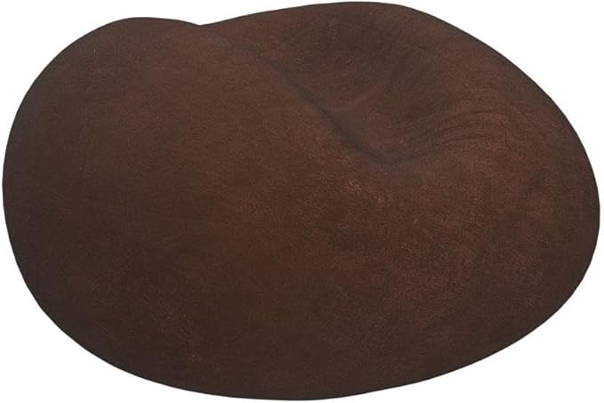 Giant Fur Bean Bag Chair Cover for Kids Adults, (No Filler) Living Room Furniture Big Round Soft Fluffy Faux Fur Beanbag Lazy Sofa Bed Cover (Dark Khaki, 6FT)