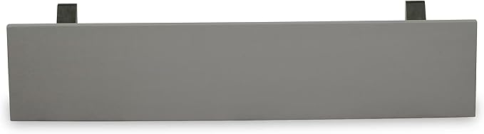 East West Furniture V697MZ650-6 6 Piece Kitchen Table Set Contains a Rectangle Dining Table and 4 Dark Gotham Grey Linen Fabric Parson Chairs with a Bench, 40x72 Inch, Multi-Color