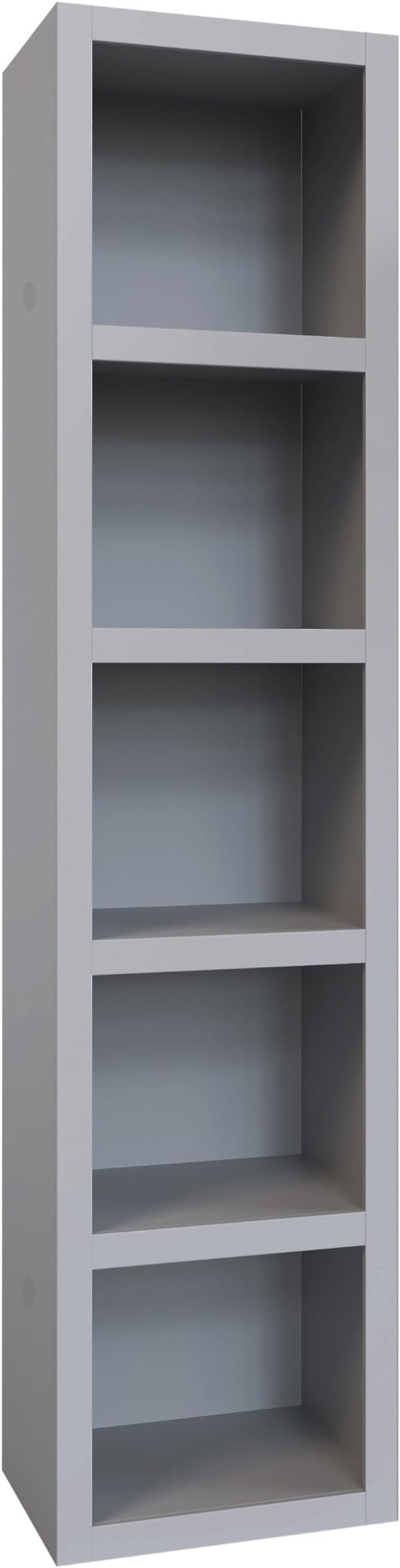 Oakland Living Grey 91-in Tall Wooden Bookcase Shelf