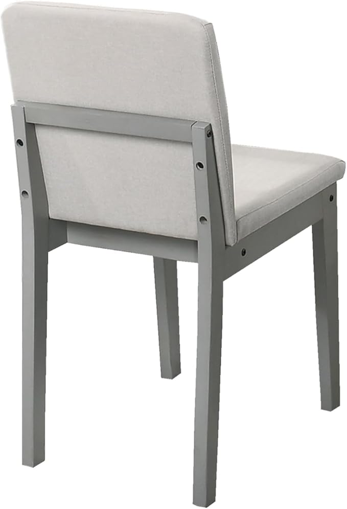 Poundex 5 Piece Dining Set in Gray
