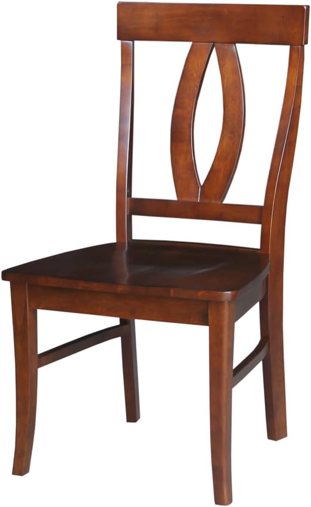International Concepts Cosmo Verona Chairs, Set of 2, Espresso