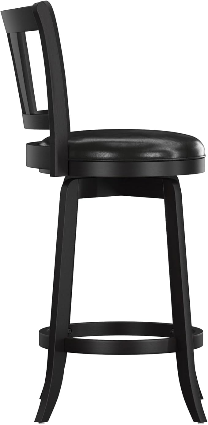 Hillsdale Presque Isle Swivel Stool, Counter Height, Black