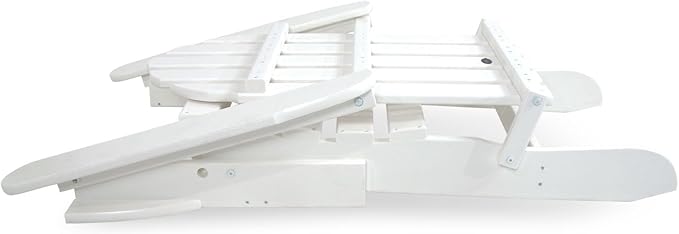 POLYWOOD AD5030WH Classic Folding Adirondack Chair, White 35.7 x 29 x 35.7 inches