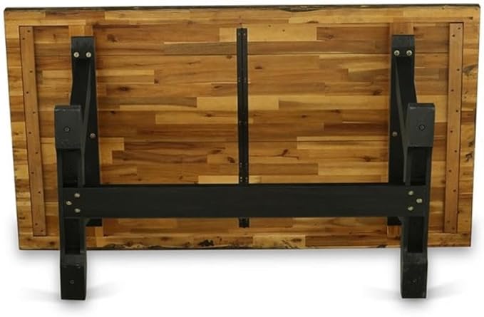 East West Furniture VT677 V-Style Mid-Century Modern Dining Table - a Rectangle Solid Wood Table Top with Stylish Legs, 40x72 Inch, Multi-Color