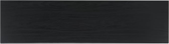SAFAVIEH ESMA TV Stand for up to 65" Flatscreen – Black, Sliding Doors with Interior Storage, Entertainment Media Console (MED9640B)