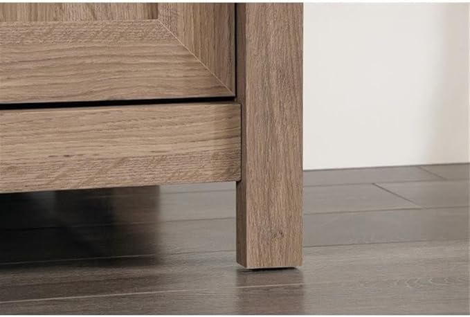 Sauder County Line Panel TV Stand, For TVs up to 47", Salt Oak finish