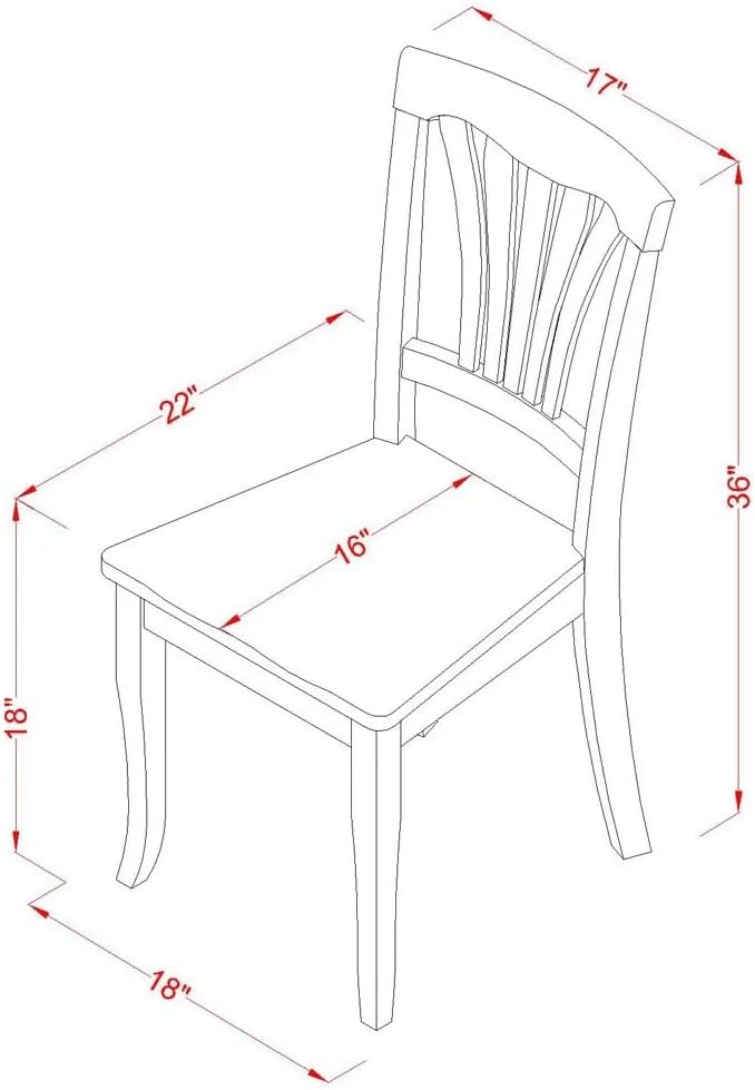 East West Furniture ANAV5-LWH-W 5 Piece Dining Room Table Set Includes a Round Kitchen Table with Pedestal and 4 Dining Chairs, 36x36 Inch, Linen White