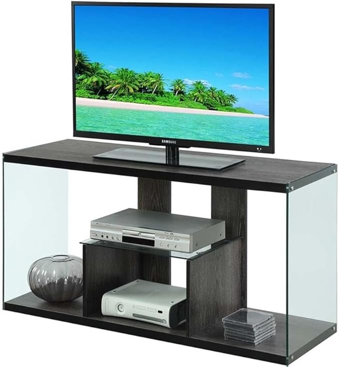 Convenience Concepts SoHo TV Stand, Weathered Gray