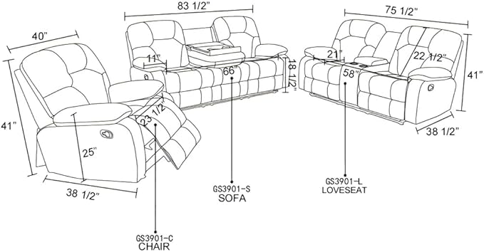 Manual Breathing Leather Reclining Sofa, Leather Recliner Couch, Comfortable Wide Lazy Leather Sofa for Living Room (Brown, Single Chair)