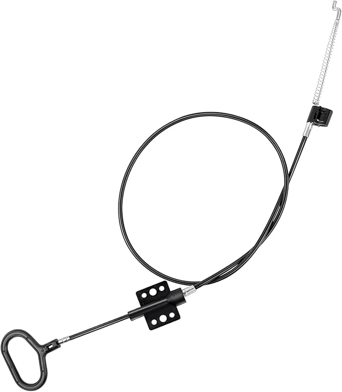 yuntop Sofa Recliner Cables Sofa and Reclined Chair Replacement Part D Ring Couch Recliner Pull Handle with S Tip for Cable Total Length 36.5 Inch Exposed Length 5Inch (1 Pack Black)