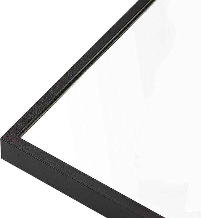 Koonmi Black Mirrors for Wall, 30x40 Inch Bathroom Mirror, Rectangular Wall Mirror for Living Room Bedroom Bathroom, Hangs Horizontally or Vertically