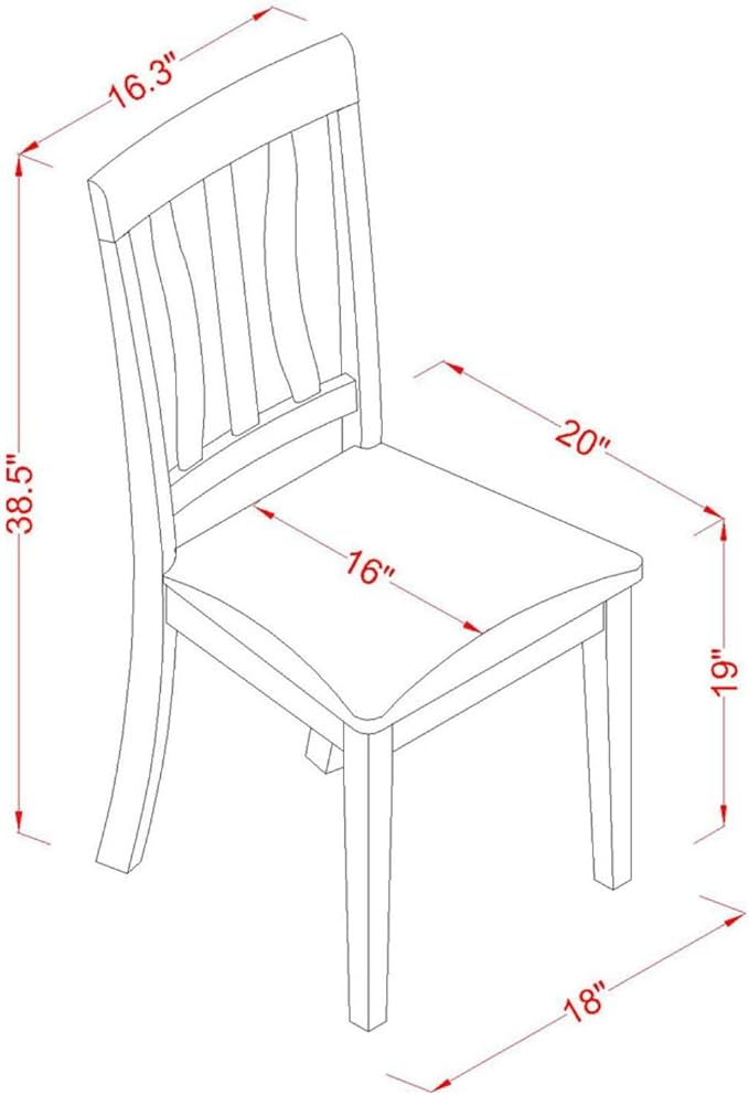 East West Furniture DLAN3-OAK-C 3 Piece Kitchen Table & Chairs Set Contains a Round Dining Room Table with Dropleaf and 2 Linen Fabric Upholstered Dining Chairs, 42x42 Inch, Oak