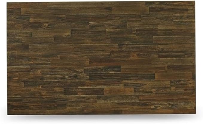East West Furniture VT776 V-Style Kitchen Dining Table - a Rectangle Wooden Table Top with Stylish Legs, 36x60 Inch, Distressed Jacobean