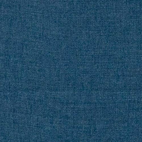 East West Furniture ELP1T21 Elsa Parson Kitchen Chairs - Button Tufted Nailhead Trim Blue Linen Fabric Upholstered Dining Chairs, Set of 2, Black