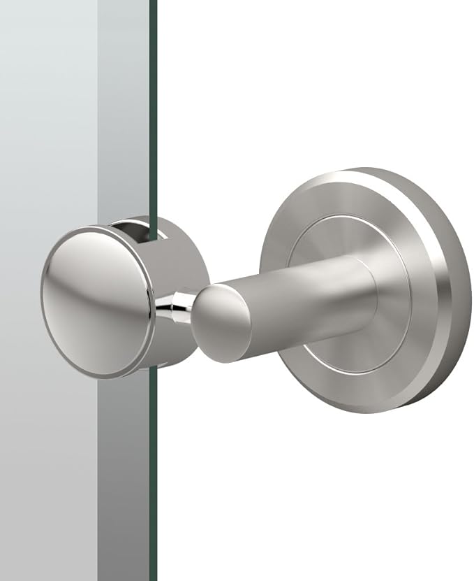 Gatco 4299 Latitude II Frameless Oval Mirror, Satin Nickel, 26.5 Inch