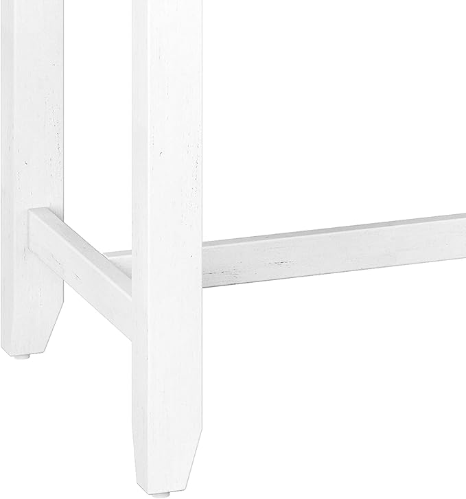 Hillsdale Furniture Hillsdale Clarion Side, Distressed Gray/Sea White Counter Height Table