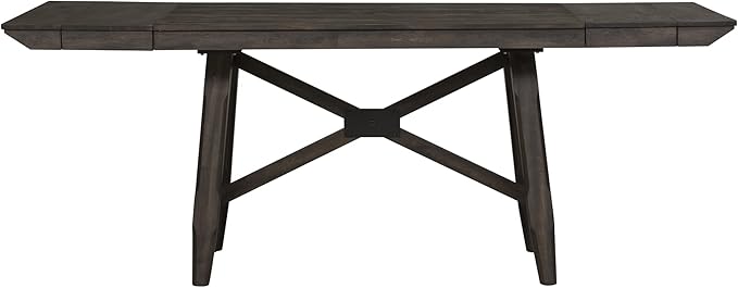 LIBERTY FURNITURE INDUSTRIES, INC. Double Bridge Trestle Table Set