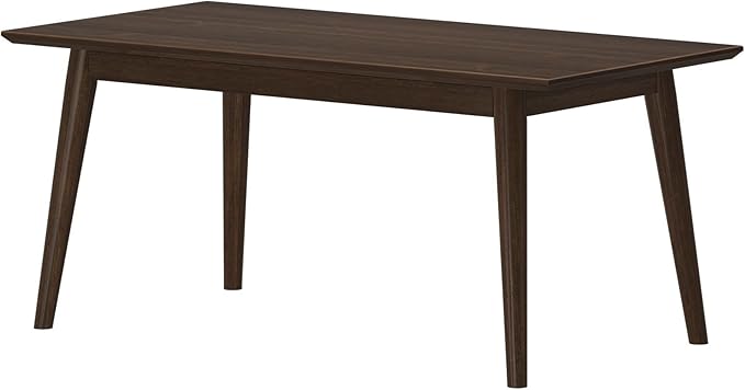 Plank+Beam 40 Inch Mid Century Modern Coffee Table, Wood Coffee Tables for Living Room, Rectangular Center Table, Occasional Table for Small Spaces, Wlanut