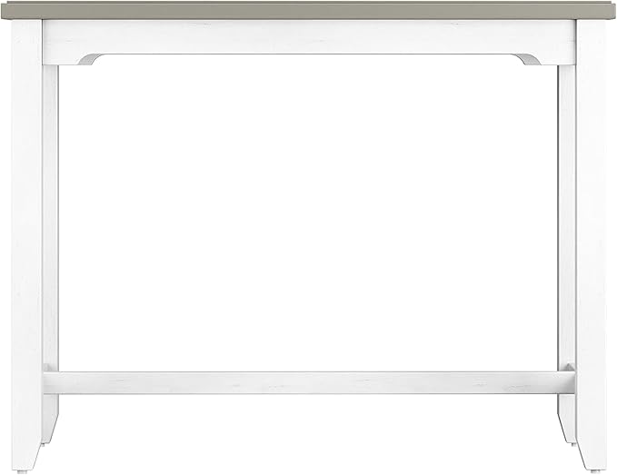 Hillsdale Furniture Hillsdale Clarion Side, Distressed Gray/Sea White Counter Height Table