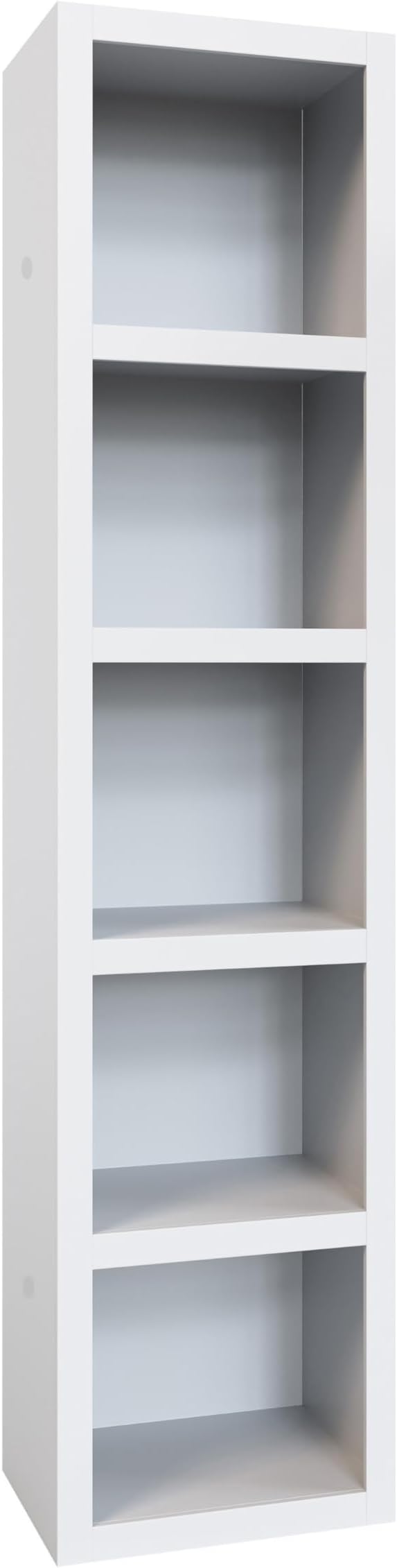 Oakland Living White 85-in Tall Wooden Bookcase Shelf