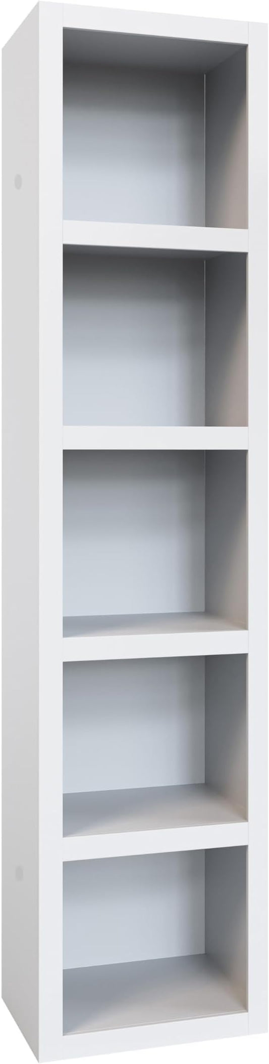 Oakland Living White 84-in Tall Wooden Bookcase Shelf