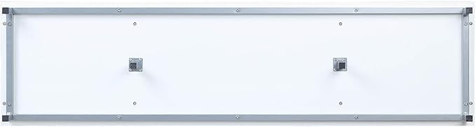 Manhattan Comfort Brighton 60" TV 7 Shelves, Tempered Glass Dividers and Media Wire Management, Modern Free-Standing Entertainment Center for Living Room, Fits up to 56" Television, OneSize, White