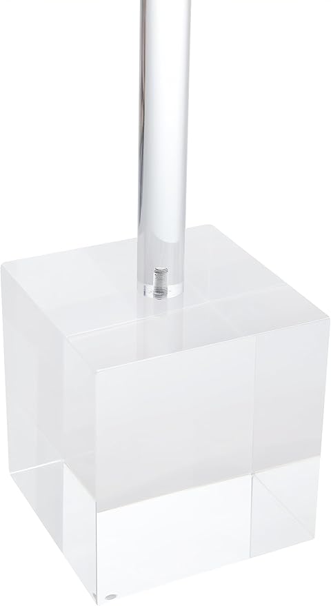 Clear Acrylic End Table,Side Table,Clear,for Livingroom,13.5 x 13.5 inch, 23 inch High