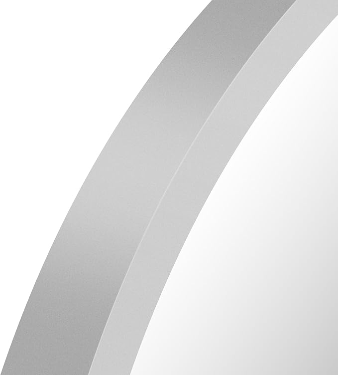 FORBATH Arched Bathroom Mirror 40x30 Inch, Silver Arch Wall Mirror with Aluminum Frame, Arched Mirror for Dresser, Fireplace,Entryway,Home Decor,Hanging or Leaning Against Wall