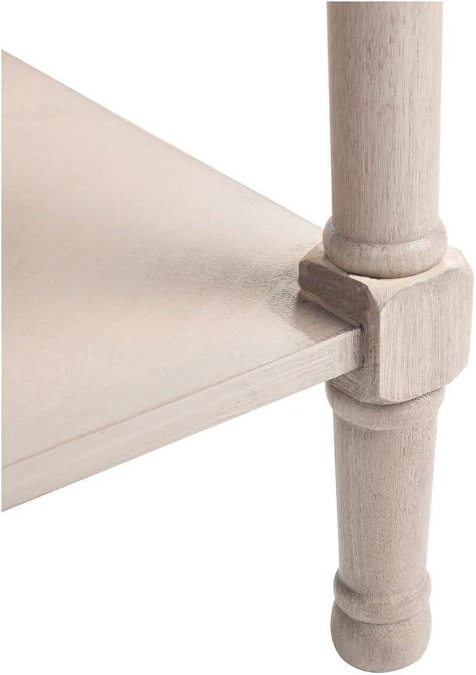 SAFAVIEH Home Collection Peyton Greige 1-Drawer Lower Shelf Accent Table ACC5704D