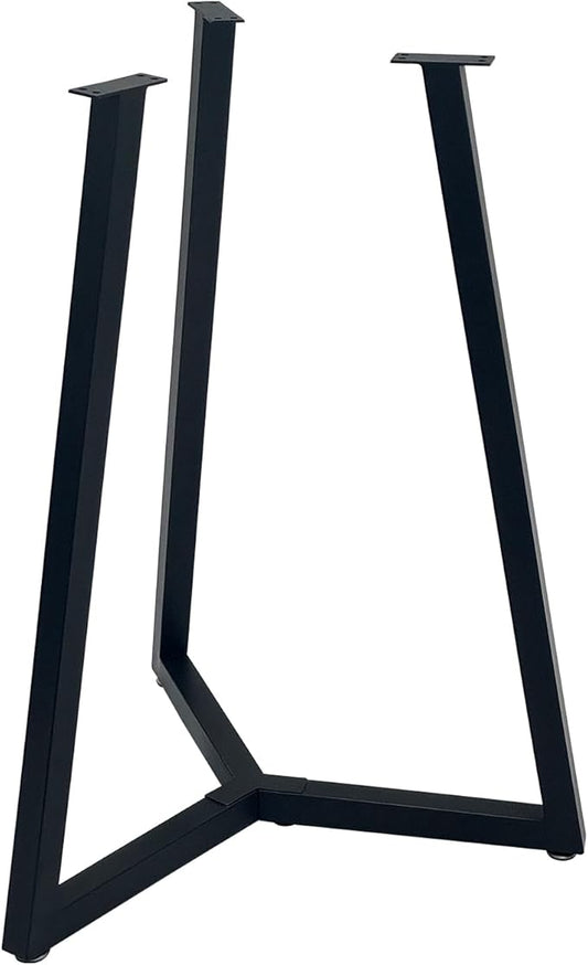 Metal Round Table Legs 28 Inch Coffee Table Legs,Table Base Black Iron Dining Furniture Legs