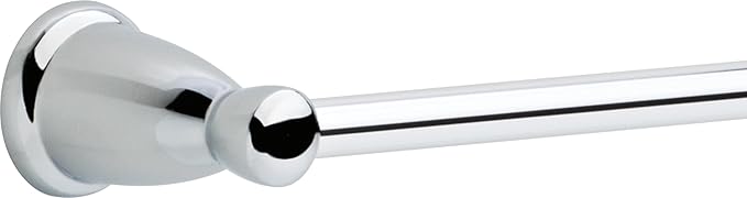 Franklin Brass Kinla 5-Piece Bathroom Set Polished Chrome 18" and 24" Towel Bar Racks,Toilet Paper Holder, Ring, Hook KIN5PC-PC