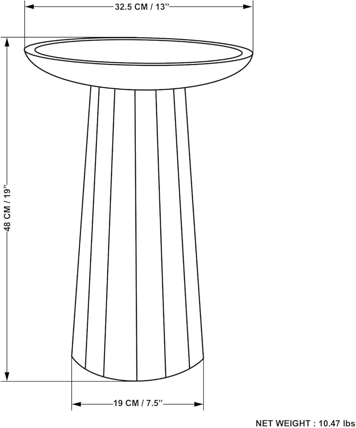 SIMPLIHOME Dayton Solid Mango Wood 13 Inch Wide Round Contemporary Wooden Accent Table in Natural, Fully Assembled, for The Living Room and Bedroom