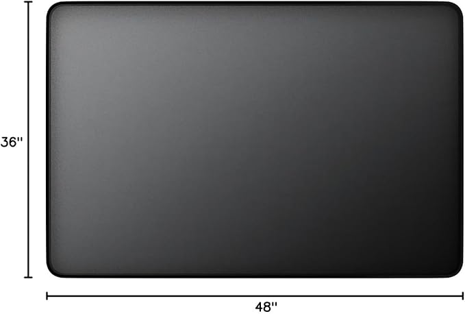 TokeShimi 48 x 36 Inch Black Bathroom Vanity Mirror with Non-Rusting Aluminum Alloy Brushed Matte Metal Frame for Modern,Minimalist,Farmhouse Home Decor (Horizontal/Vertical)