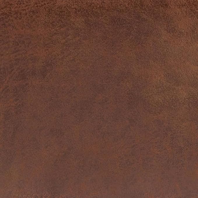 SIMPLIHOME Owen 34 inch Wide Mid Century Modern Rectangle Tray Top Small Coffee Table Storage Ottoman in Distressed Saddle Brown Vegan Faux Leather, Assembled, For the Living Room and Entryway