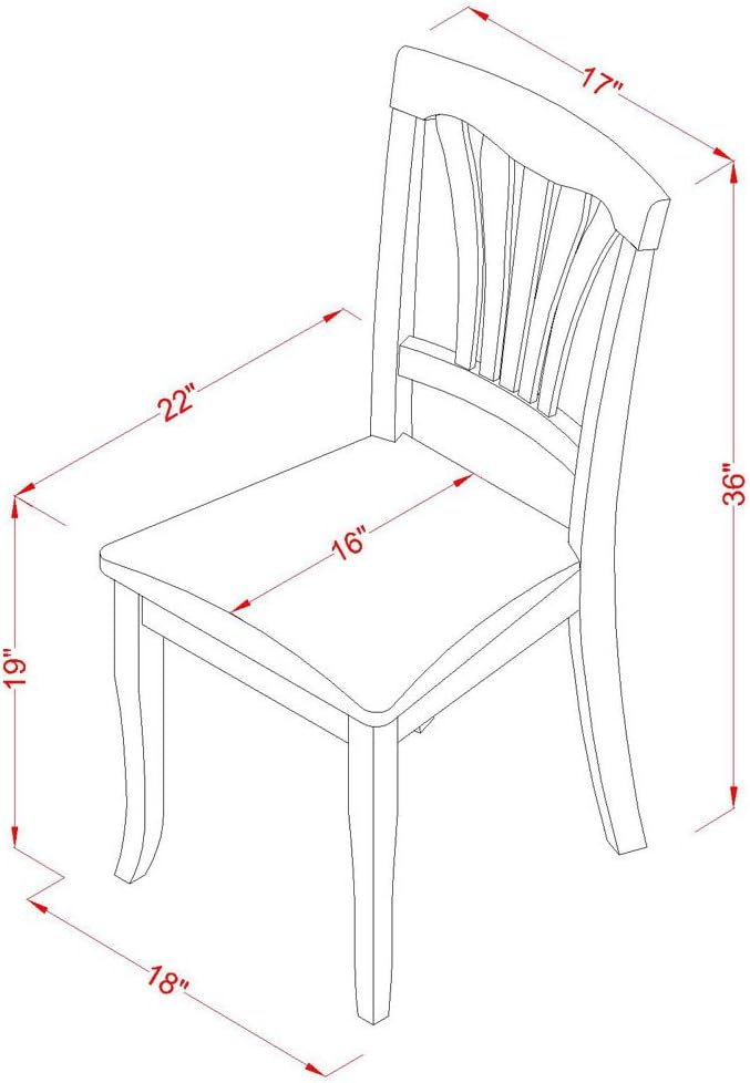 East West Furniture DOAV7-BCH-LC 7 Piece Kitchen Table & Chairs Set Consist of a Rectangle Butterfly Leaf Dining Table and 6 Faux Leather Upholstered Chairs, 42x78 Inch, Black & Cherry
