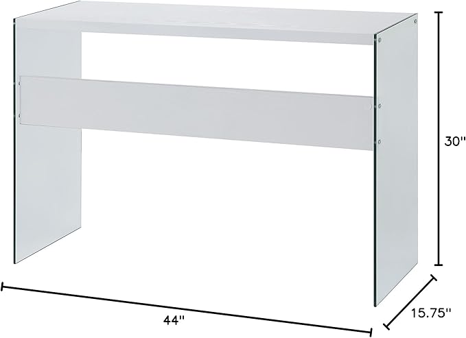 Convenience Concepts SoHo Console Table/Desk, White