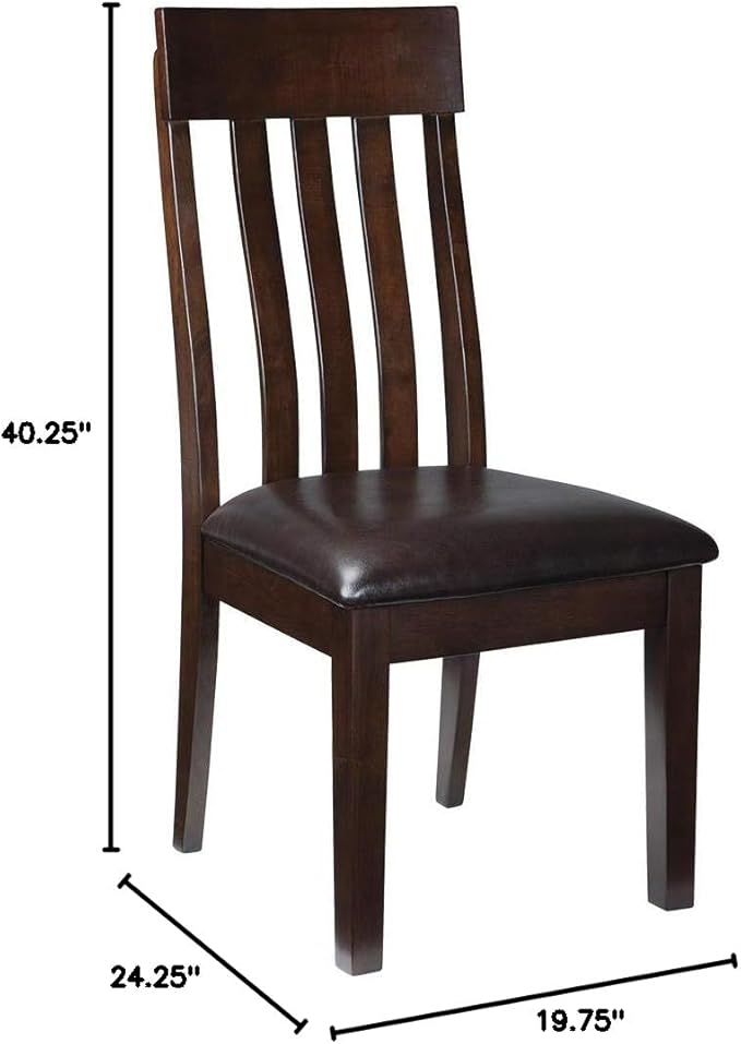 Signature Design by Ashley D596-01 Dining Side Chair, 0, Dark Brown