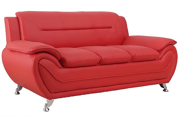Container Furniture Direct Michael Sofa And Loveseat Red
