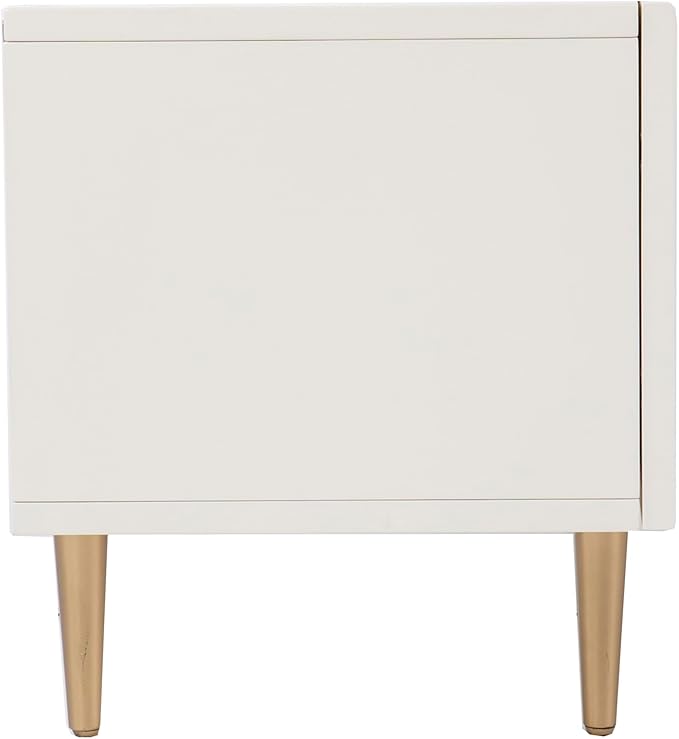 SEI Furniture Pilston Media Console, White