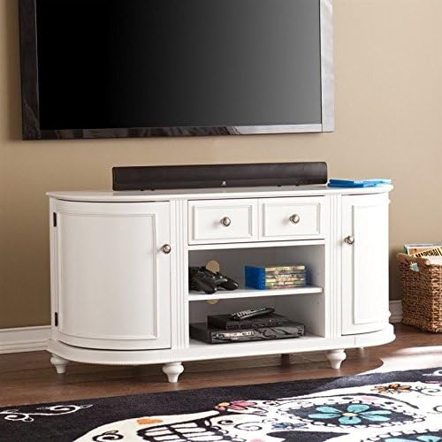 SEI Furniture Dandridge TV/Media Stand - White